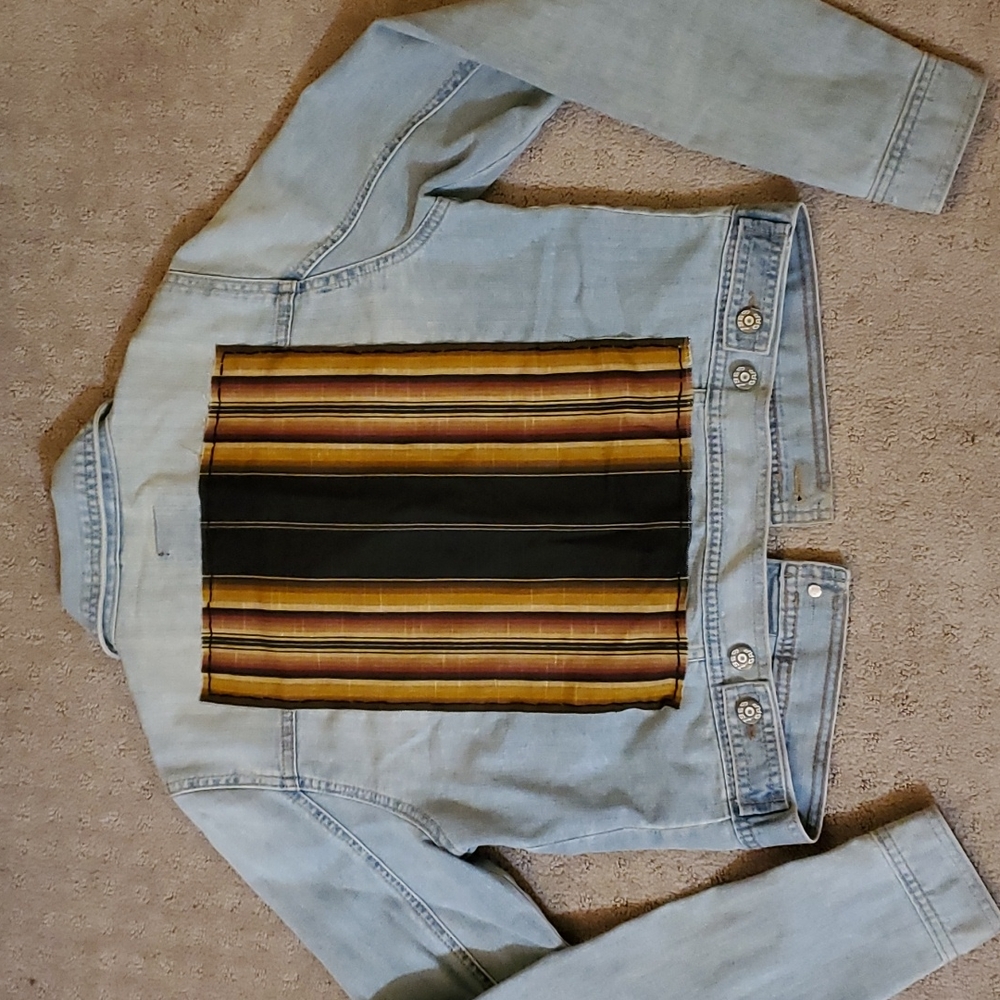 Custom patch Denim jacket